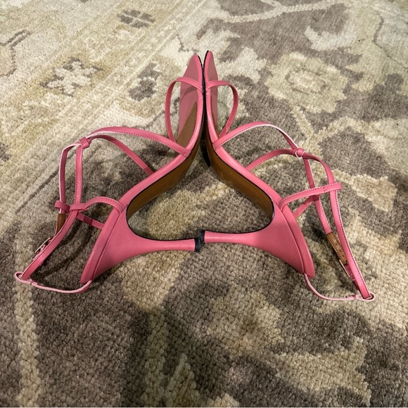 ATP Atelier All Tomorrow's Parties Lapedona Strappy Pink Sandals Heels 40 9 $425 - Picture 4 of 8